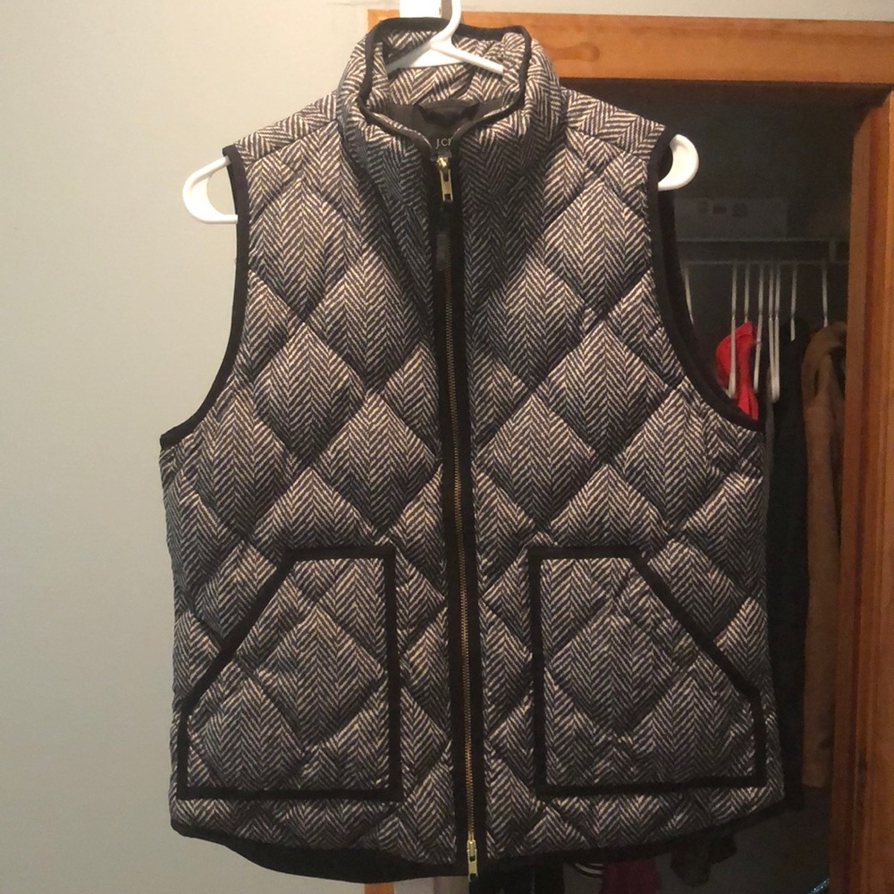 J. Crew Herringbone Vest